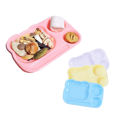 파스텔 곰돌이 식판