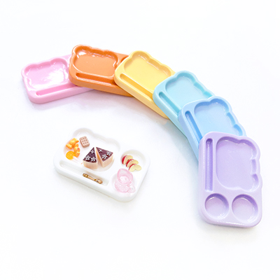 컬러풀 곰돌이 식판